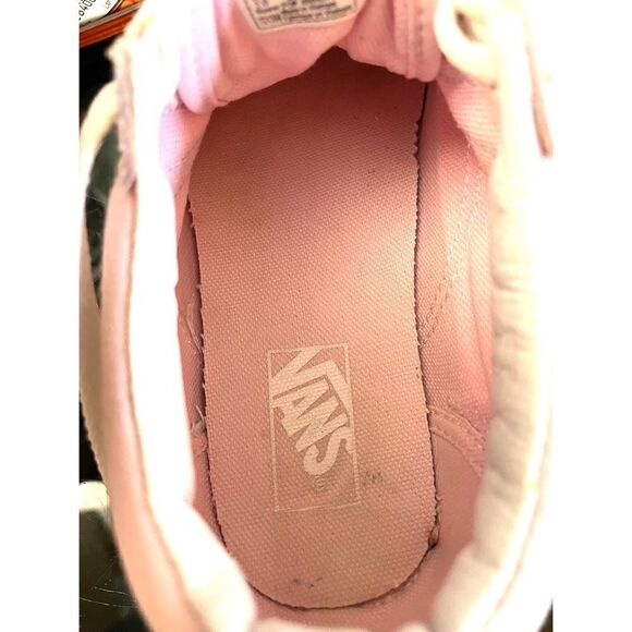 Vans Blush pink old skool vans youth size 4 Low Top canvas/suede - Picture 8 of 10